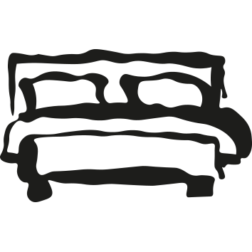 gestyleerd bed